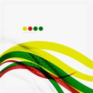 Rainbow color wave stripes N8