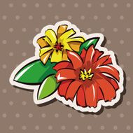 flower theme elements vector eps N204