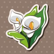 flower theme elements vector eps N210