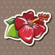 flower theme elements vector eps N211