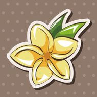 flower theme elements vector eps N212