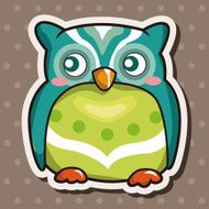 owl cartoon theme elements vector eps N56