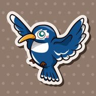 bird cartoon theme elements vector eps N151