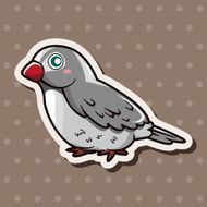 bird cartoon theme elements vector eps N152