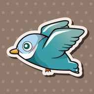 bird cartoon theme elements vector eps N155