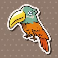 bird cartoon theme elements vector eps N158