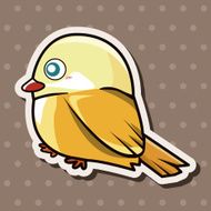 bird cartoon theme elements vector eps N159