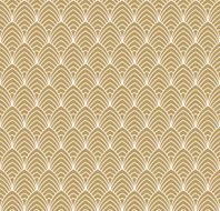 art deco pattern of overlapping archs