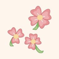 flower theme elements vector eps N217