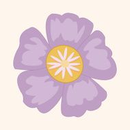 flower theme elements vector eps N223