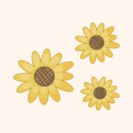 flower theme elements vector eps N226
