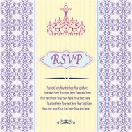 card wedding vintage