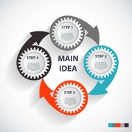 Infographic Templates for Business Vector Illustration N2200