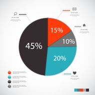 Infographic Templates for Business Vector Illustration N2208