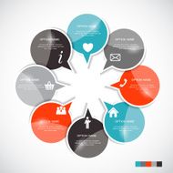 Infographic Templates for Business Vector Illustration N2224