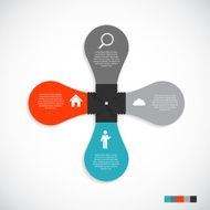 Infographic Templates for Business Vector Illustration N2259