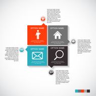 Infographic Templates for Business Vector Illustration N2266