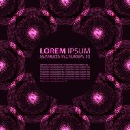 seamless pink glowing ethnic pattern N3