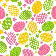 seamless pattern with easter eggs N24