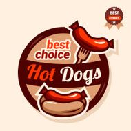 hot dog logo