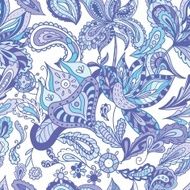 Blue Indian Pattern N2