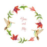 floral frame N105