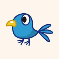bird cartoon theme elements N58