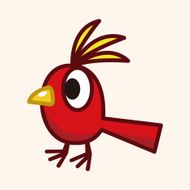 bird cartoon theme elements N59