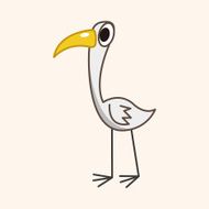 bird cartoon theme elements N60