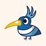 bird cartoon theme elements N63