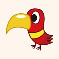 bird cartoon theme elements N65