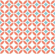 Retro italian style geometric seamless pattern