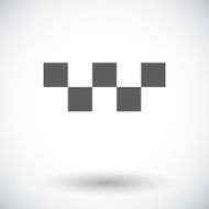 Taxi single icon