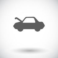 Car flat icon N3