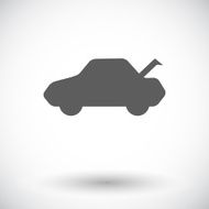 Car flat icon N4