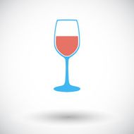 Wine flat icon N2