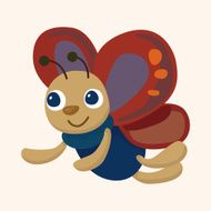 butterfly theme elements vector eps N28