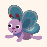 butterfly theme elements vector eps N30