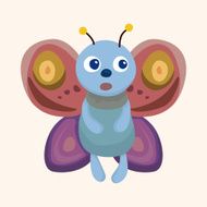 butterfly theme elements vector eps N32