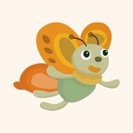 butterfly theme elements vector eps N34