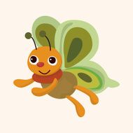 butterfly theme elements vector eps N35