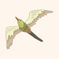 bird cartoon theme elements vector eps N160
