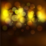 Blurred Golden Lights