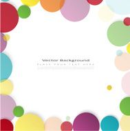 Abstract vector background with color circles N2