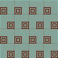 Art Deco seamless vintage wallpaper pattern with copper color N5