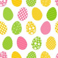 seamless pattern with easter eggs N27