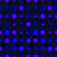 Seamless pattern with blue circles N2