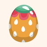 easter egg theme elements background eps10 N74