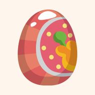 easter egg theme elements background eps10 N75