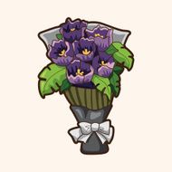 flower bouquet theme elements vector eps N82